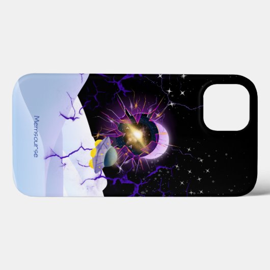 Maan Sterren Bekend Landschap Buitenaards Ruimtesc Case-Mate iPhone Case (Achterkant (horizontaal))
