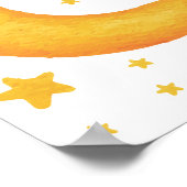 Maan sterren kinderkamer decor kinderkamer poster (Hoek)