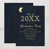 Maan Sterren Klasse Afstuderen Kaart (Voorkant / Achterkant)