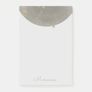 Maan Sterren Nep Goud Post-it® Notes