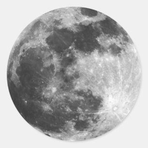 Maan stickers sterrenstelsel ruimtesterren planeet