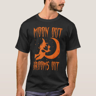 Maan uit Bezem uit Halloween Bezem Heksenhoed T-shirt