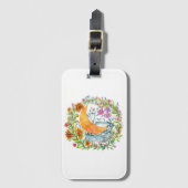 Maan uit de doos bagagelabel (Voorkant (verticaal))