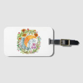 Maan uit de doos bagagelabel (Voorkant (horizontaal))