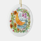 Maan uit de doos keramisch ornament (Rechts)