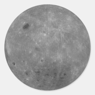 Maan Ver Zijkant Maanverkenning Orbiter kaart Ronde Sticker