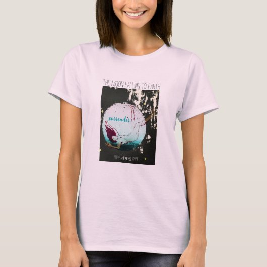 Maan Vrouw Kunst T-shirt (Voorkant)