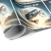 Maan Water & Bass Leaping Cadeaupapier (Rol Hoek)