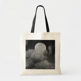 Maan & wolken boven Kansas Tote Bag