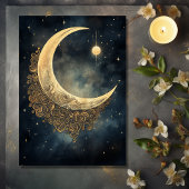 maan, zon en sterren hemelse bruiloft save the date