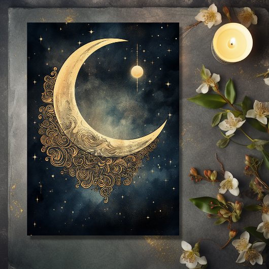 maan, zon en sterren hemelse bruiloft save the date