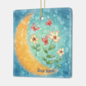 Maanbloemen Keramisch Ornament (Links)