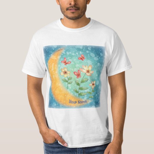 Maanbloemen T-shirt (Voorkant)