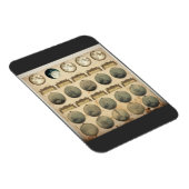 maancyclusgrafiek - hemelmaanfasen magneet (Rechterzijde)