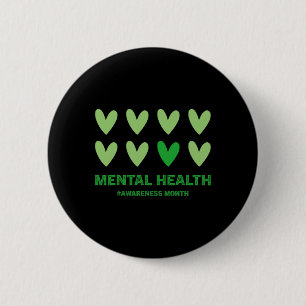 Maand gezondheidsvoorlichting ronde button 5,7 cm
