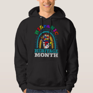 maand historisch erfgoed latino nationale vlag spa hoodie