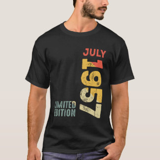 Maand juli 1957 Jaar 1957 1957 1957 Sinds 1957 T-shirt