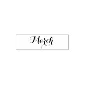 Maand: maart zelfinktende stempel (Design)
