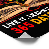 Maand met zwarte geschiedenis Live Het leert het m Poster (Hoek)