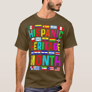 Maand nationaal erfgoed van Latijns-Amerika T-shirt
