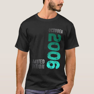 Maand oktober 2006 Jaar 2006 Retro 2006 Vintage T-shirt
