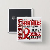 Maand rond lintje I2.5 Vierkante Button 5,1 Cm (Voorkant /achterkant)