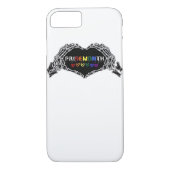 Maand Skelet Hart Handen LGBTQIA Case-Mate iPhone Case (Achterkant)