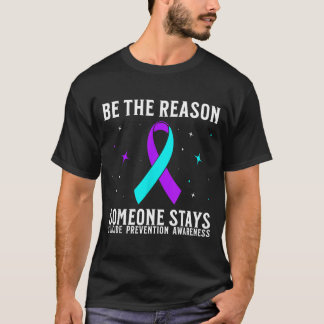 Maand van bewustwording ondersteuning preventie be t-shirt