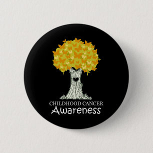 Maand van bewustwording van kanker bij kinderen Ge Ronde Button 5,7 Cm