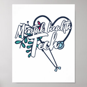 Maand van bewustwording van psychische gezondheid  poster