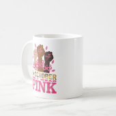 Maand van borstkanker in oktober Draag we P Koffiemok (Voorkant links)