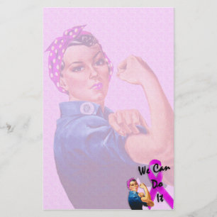Maand van borstkanker, Rosie de Riveter Briefpapier