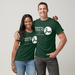 Maand van de geestelijke gezondheidszorg    Angst T-shirt