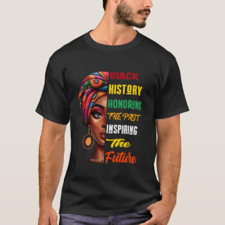 Maand van de zwarte geschiedenis Eert het verleden T-shirt