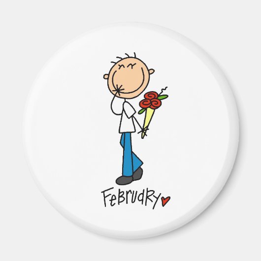 Maand van februari magneet (Voorkant)