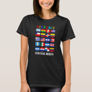 Maand van het erfgoed van de ispanic 2022 National T-shirt