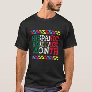 Maand van het heilpalisch erfgoed Mexico vlag Mexi T-shirt