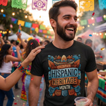 Maand van het Hispanics Erfgoed Fiesta-spandoek