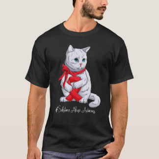 Maand van het Nationaal Bewustzijn van Middelenmis T-shirt