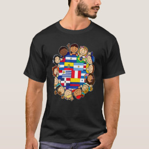 Maand van nationaal erfgoed voor meisjes t-shirt