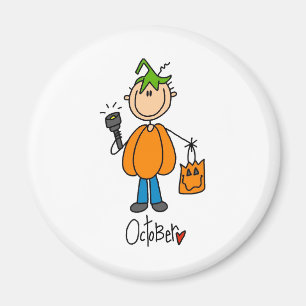 Maand van oktober magneet