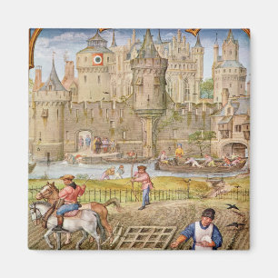 Maand van oktober magneet