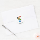 Maand van september ronde sticker (Envelop)