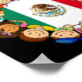 Maand voor het Kinder erfgoed van Mexico Poster (Hoek)