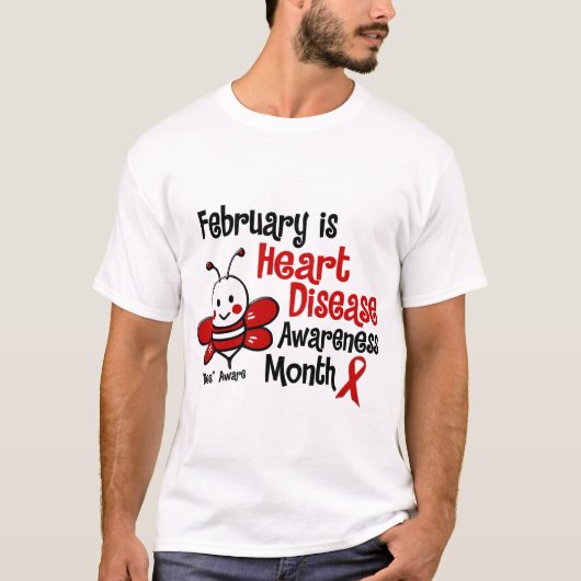 Maand waar de ziekte van het hart voorkomt 1.3 t-shirt (Voorkant)
