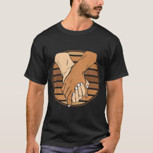 Maand zwarte handengeschiedenis BLM Melanin Coup T-shirt