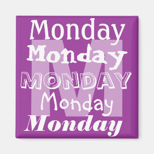 Maandag BedrijfsDag van de week Magnet Magneet