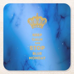 MAANDAG BLAUW KALK BEWAREN EN STOPEN - ONDERZETTER