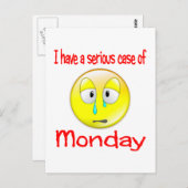 Maandag Blauwen Briefkaart (Voorkant / Achterkant)