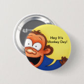 Maandag Button (Voorkant /achterkant)